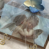 Dalmazio Design Keepsake Wooden Plaque- Il Baccio Crystallized and Packaged 3x5